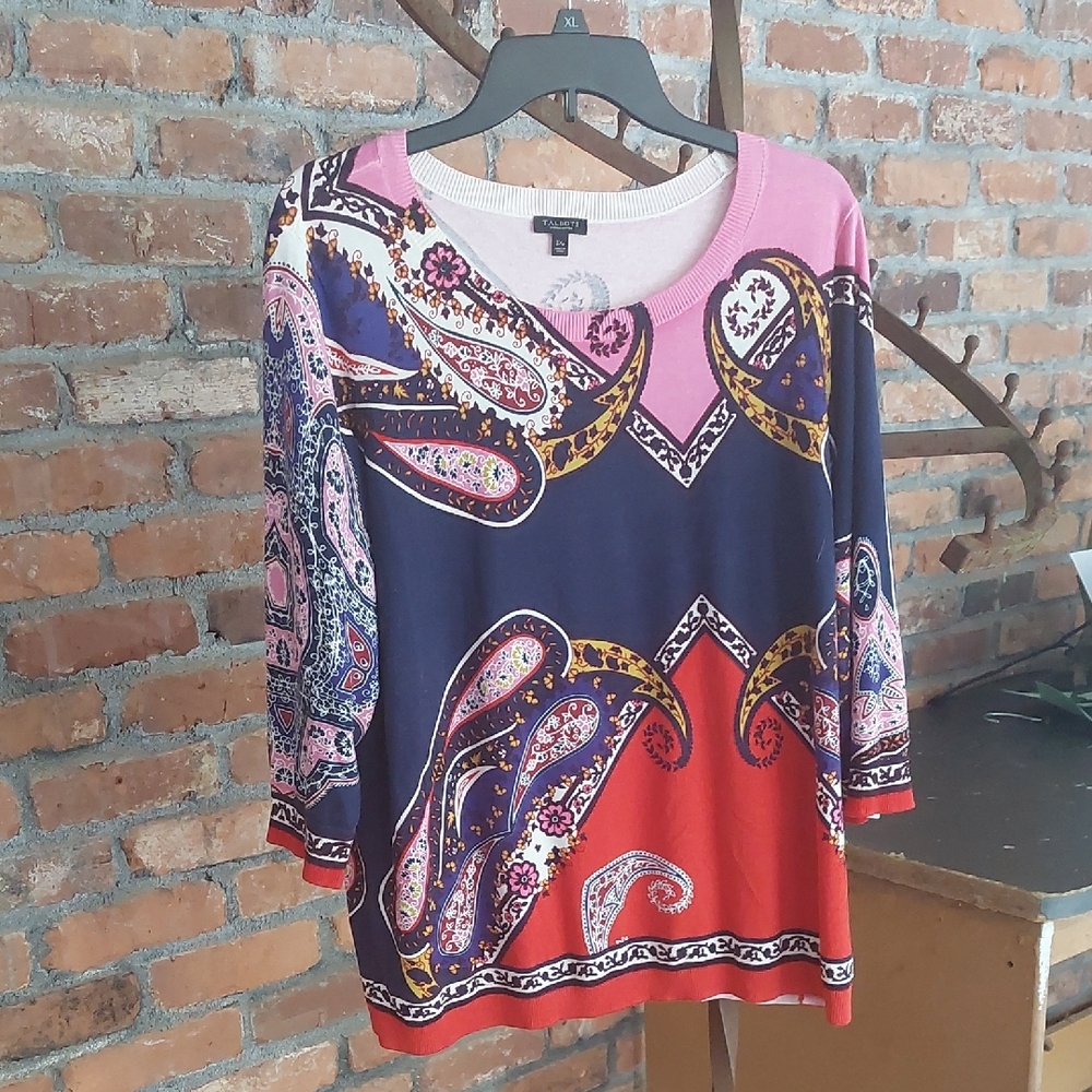 Colorful Paisley Women's Top